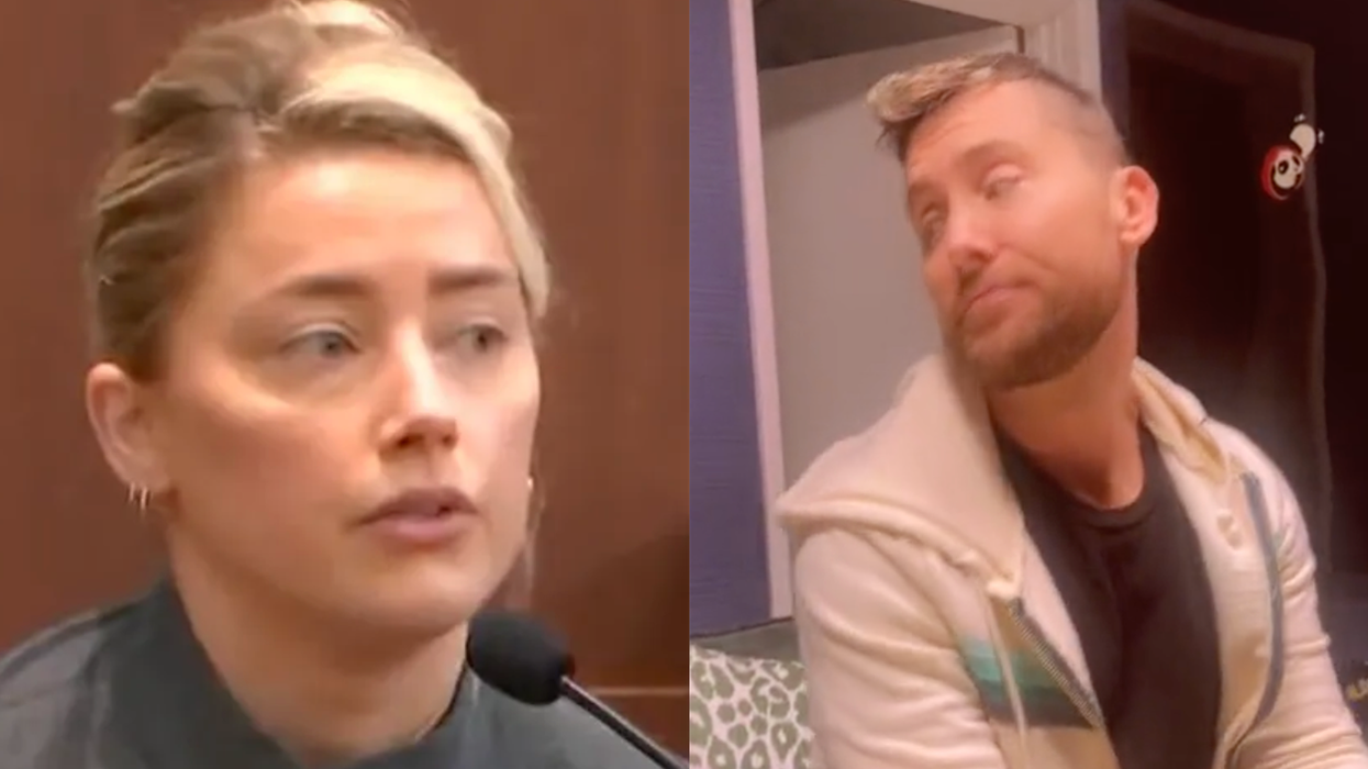 *NSYNC's Lance Bass Performs a Dramatic Interpretation of Amber Heard’s Testimony on TikTok