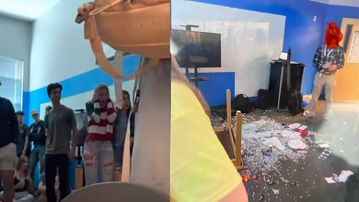 High School Conservatives Attempt Meeting, Are Of Course Met With Violent Opposition From Leftist Peers