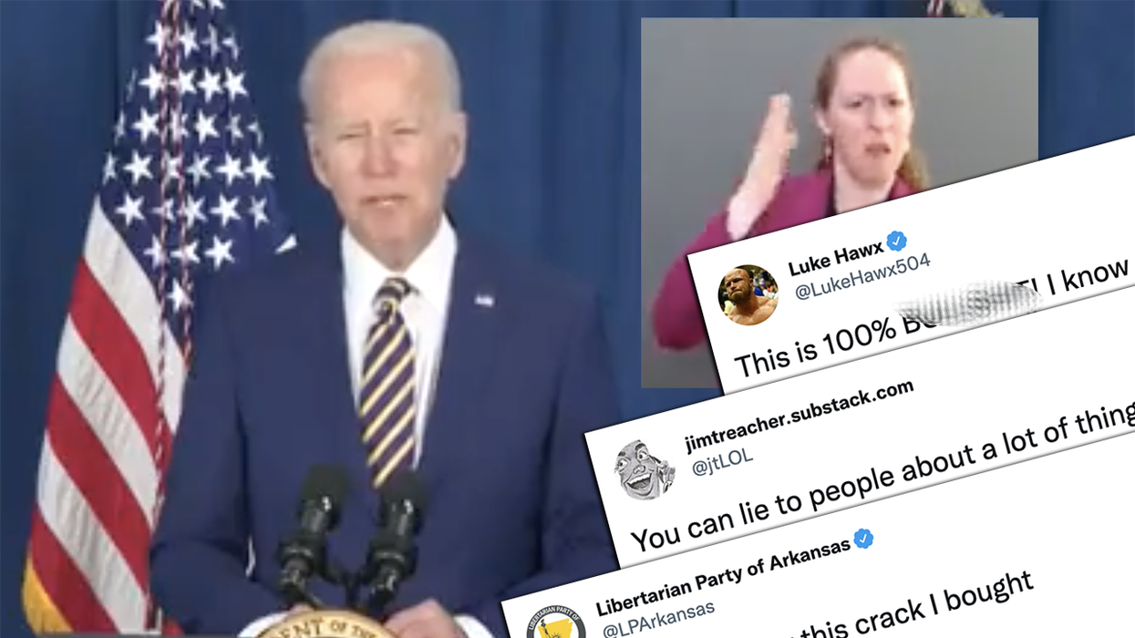 'Hey Dad, Try This Crack': POTUS Claims Americans are 'Financially Comfortable' Because of Him