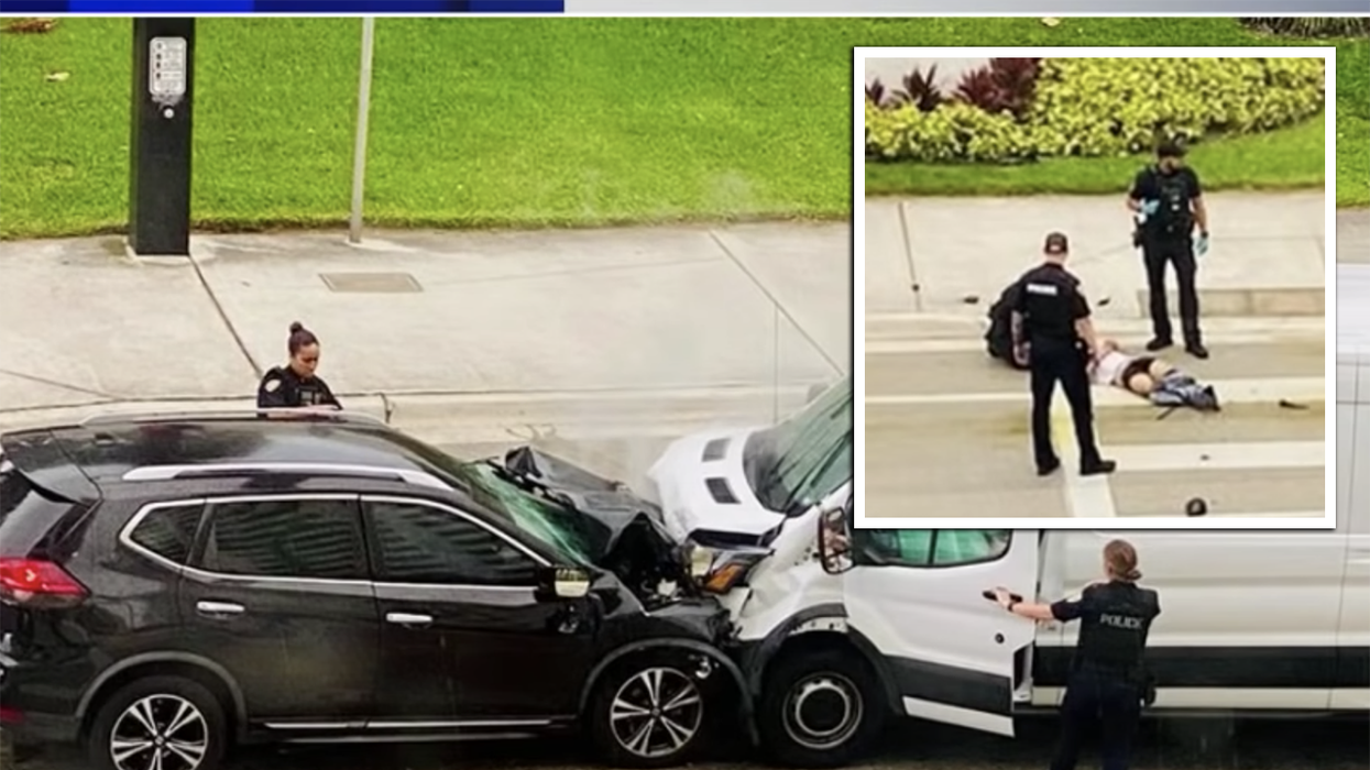 Man Crashes Car Head First Into Delivery Truck, He Was Receiving Oral Sex While Driving