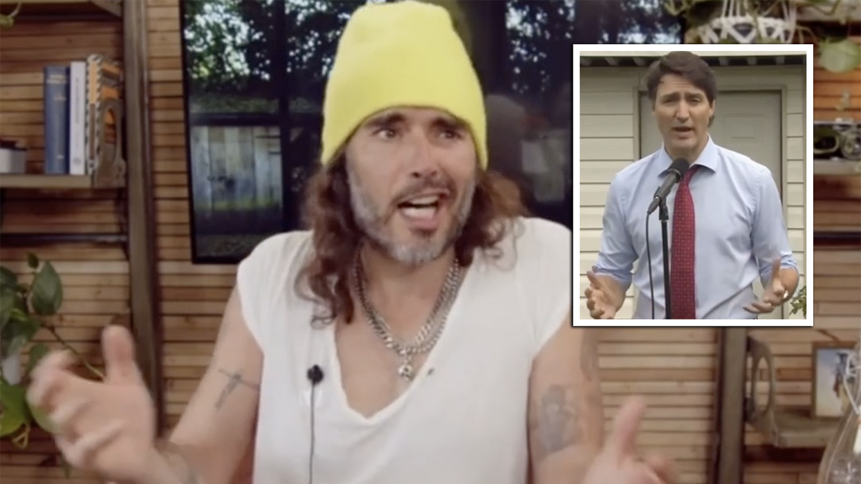 Russell Brand Impersonating Justin Trudeau's Plan to Censor the Internet Is Both Disrespectful and Hilarious