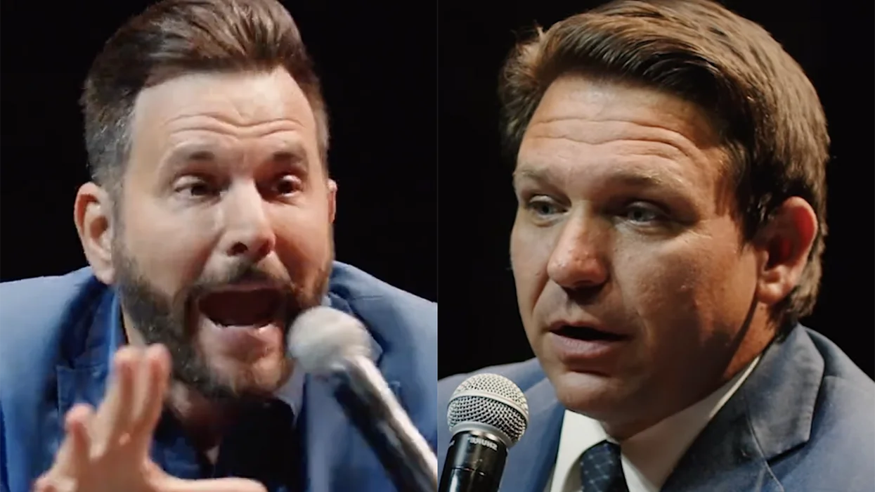 Dave Rubin 'Breaks' Florida Law by Saying 'Gay' Right to Ron DeSantis' Face, Who Has the Perfect Response