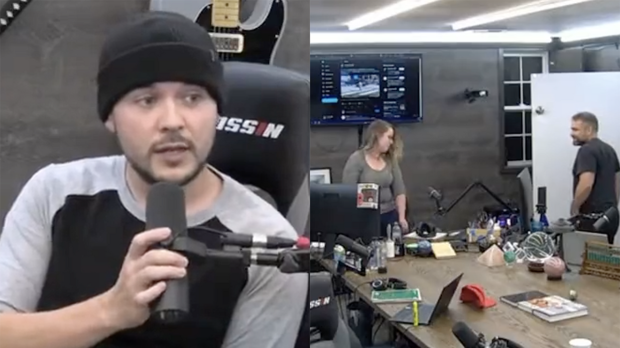 'Credible Threat' Forces Tim Pool to Evacuate His Studio During a Livestream, But the Cameras Kept Rolling