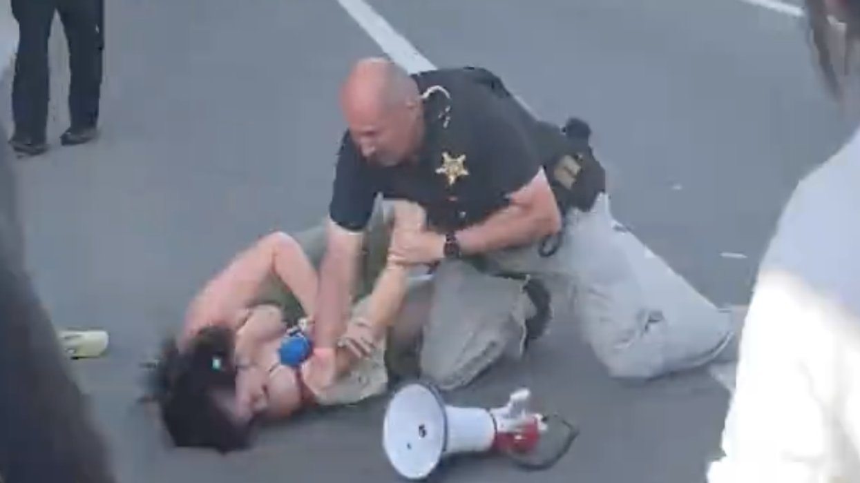 Watch: Secret Service Drops Pro-Choice Protester Like a Bad Habit When She Rushes the Presidential Motorcade