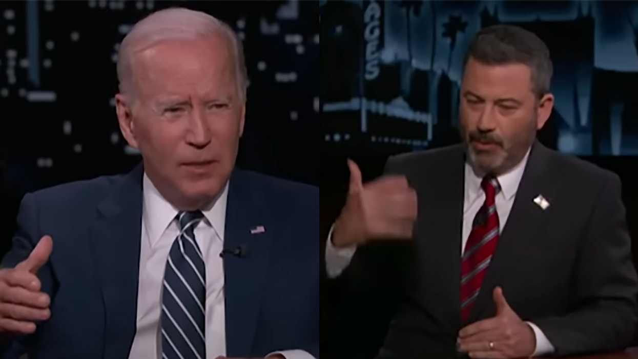 Jimmy Kimmel and Joe Biden Think You're a Big Dumb Idiot