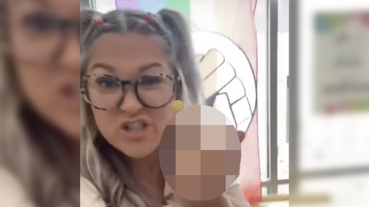 Teacher Shares Video Flipping Off Parents Upset She Pushes Her Woke Ideology on Preschool Students