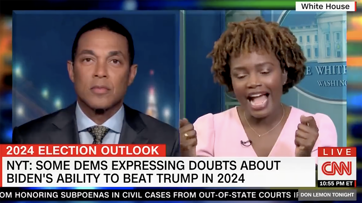 Jean-Pierre Fake Nervous Laughs Her Way Through Don Lemon Asking if Biden's Too Old and Tired to Run in 2024