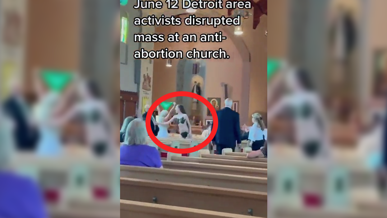 More Pro-Abortion Radicals Get Dragged Out of Church, One of Them Was Stark Naked