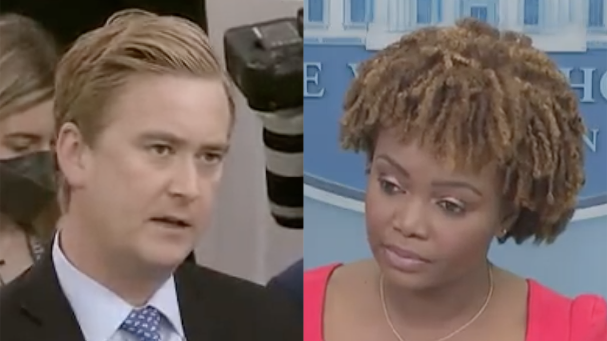 Doocy Corners Jean-Pierre Over Biden's Latest Inflation Lie, and... Dang, She's Bad At Her Job