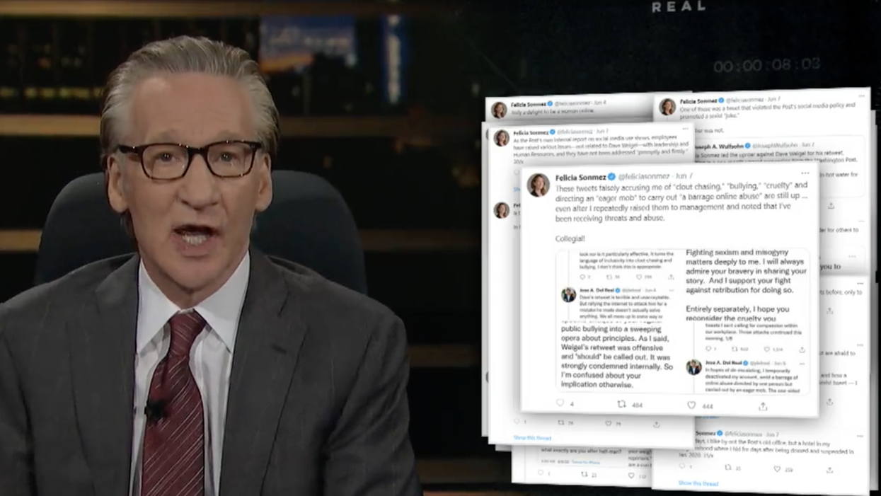 'Crybabies Are Still Winning': Bill Maher Torches WaPo Over Drama, Turning Newsroom Into Day Care Center