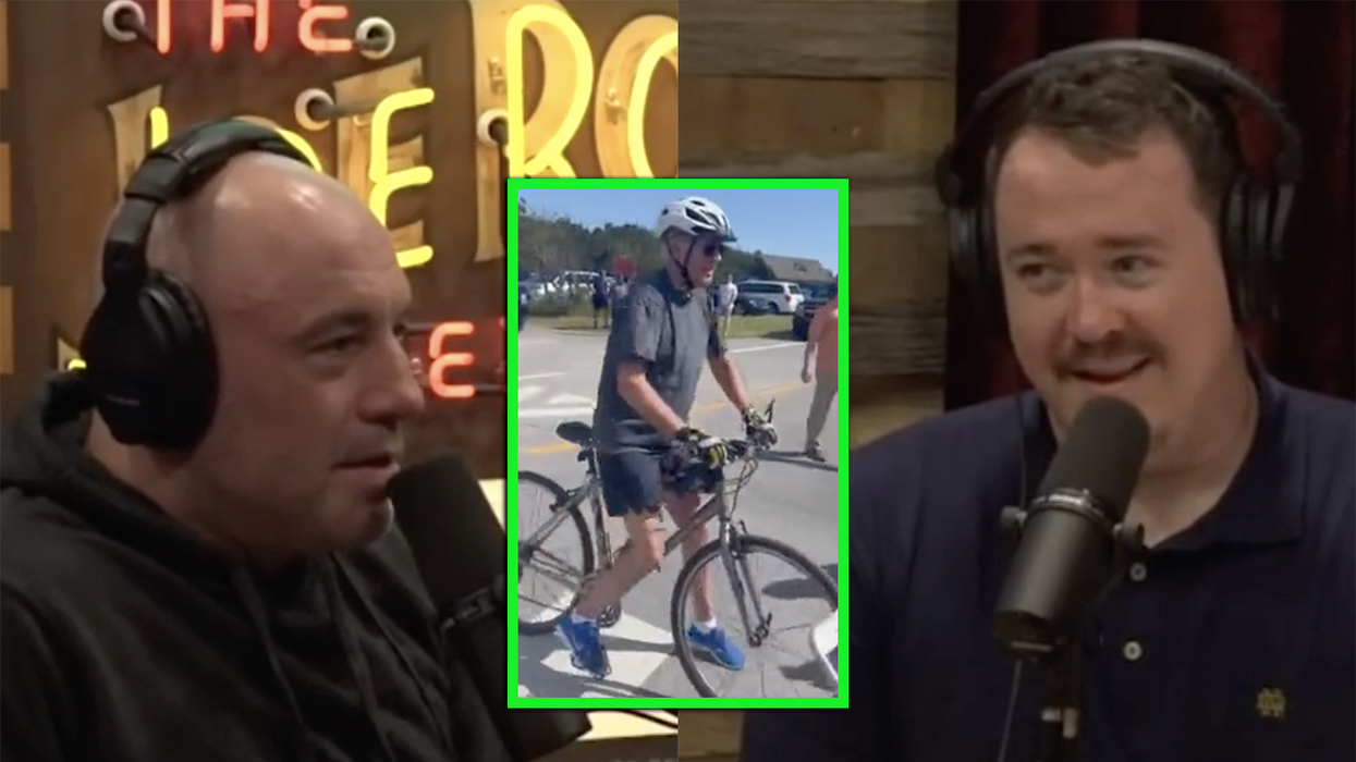 Joe Rogan, Shane Gillis Take Turns Wrecking Biden Over Bike Fall: ‘When They're That Old, It's Really Funny’