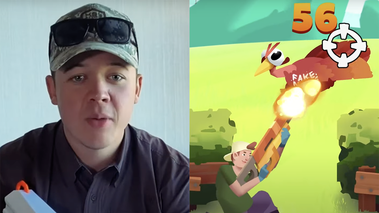 Kyle Rittenhouse Debuts New Video Game, Lets You Hunt 'Fake News' Turkeys With His Gun