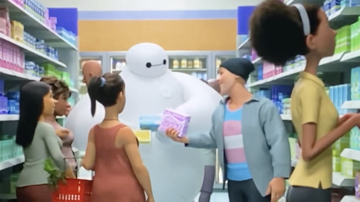 Disney's 'Not-At-All-Secret' Gay Agenda Questioned as Video Leaks of Trans Man Recommending Tampons to Robot