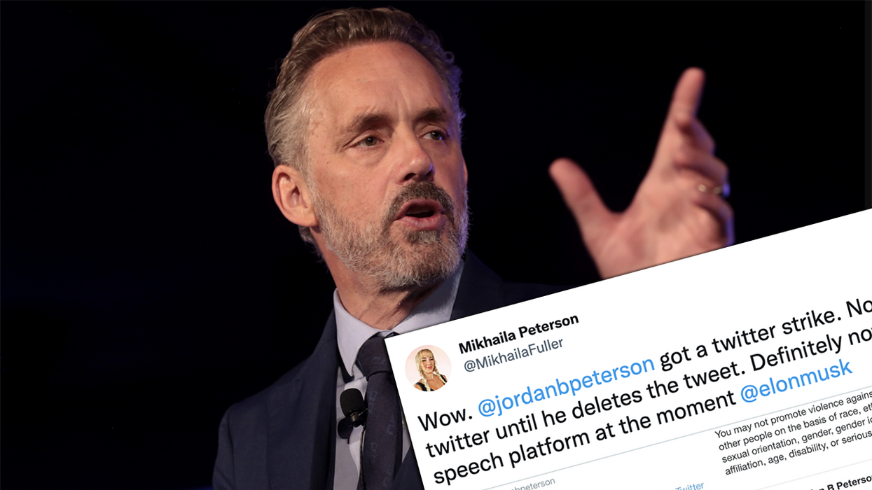 Twitter Suspends Jordan Peterson for Dead-Naming Actor Elliot Page and His Former Breasts