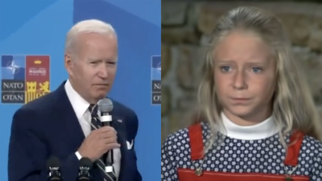 Watch: Biden Goes Full Jan Brady, Literally Blames 'Russia, Russia Russia' for All His Failures