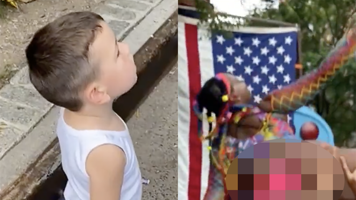 June is Over, So Here's One Last Video of a Little Kid Being Forced to Watch a Grown Man Shake His Behind