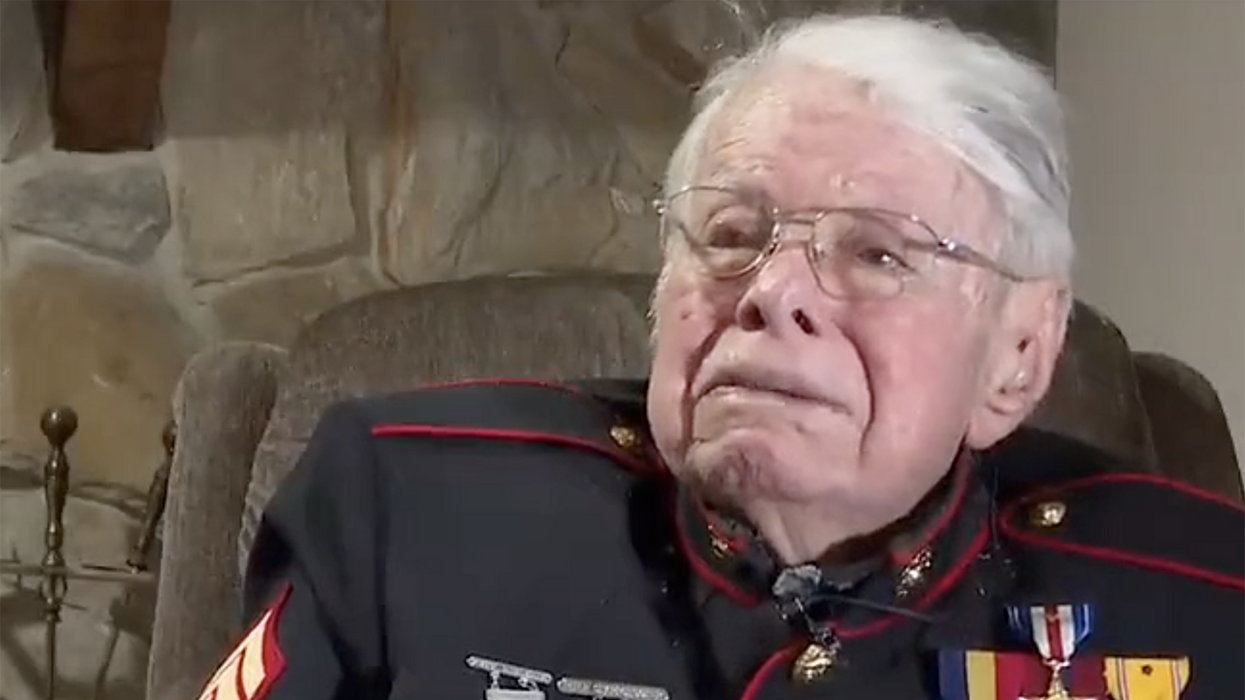 100-Year-Old WWII Vet Breaks Down in Tears: 'This Is Not the Country We Fought and Died For'