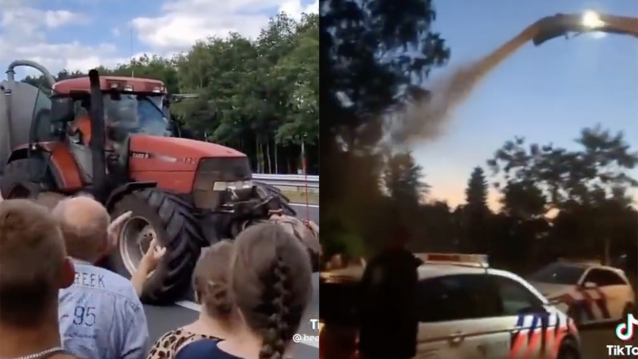 Become Ungovernable: Farmers Spray Manure on Bureaucrat's House to Protest New Job Destroying Regulations