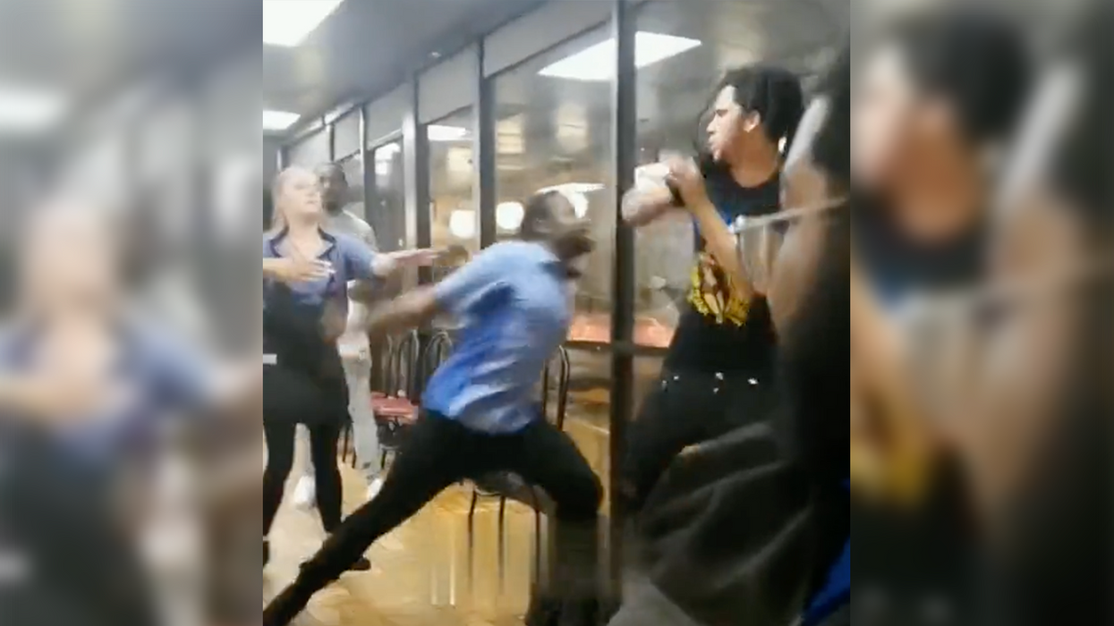 Watch: Unruly Customer Learns the Hard Way Waffle House Employees Are Trained to Throw Down