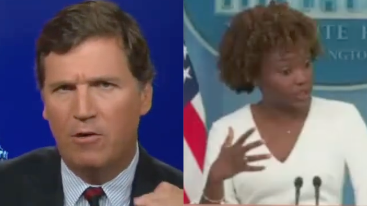 Tucker Carlson Asks Vital Question About Karine Jean-Pierre: 'How Can Someone That Dumb Be That Arrogant?'
