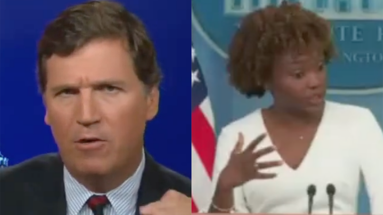 Tucker Carlson Asks Vital Question About Karine Jean-Pierre: 'How Can Someone That Dumb Be That Arrogant?'