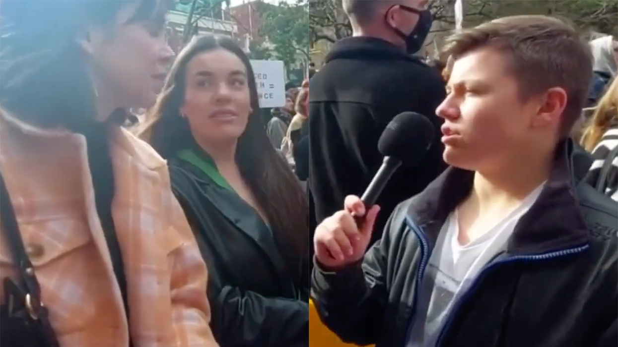 Teen Legend Sets Up Two Pro-Choice Protesters With an Easy Question, Then Embarrasses Them With His Follow-Up
