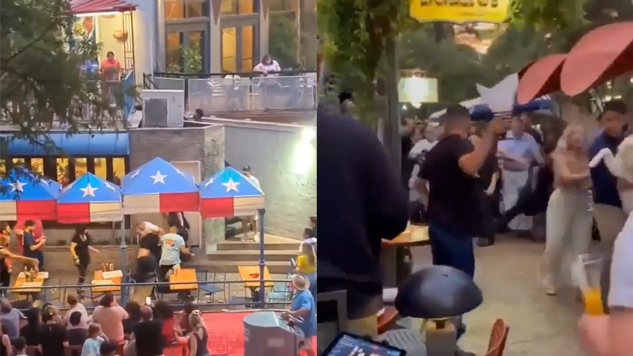 Watch: Wild Brawl Breaks Out at San Antonio Riverwalk, and That's Before the Chairs and Glasses Start Flying