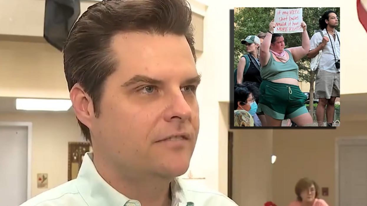 'Be Offended': Rep. Matt Gaetz Drops Mic on Abortion Protesters, Says What Every Man With Eyes Is Thinking