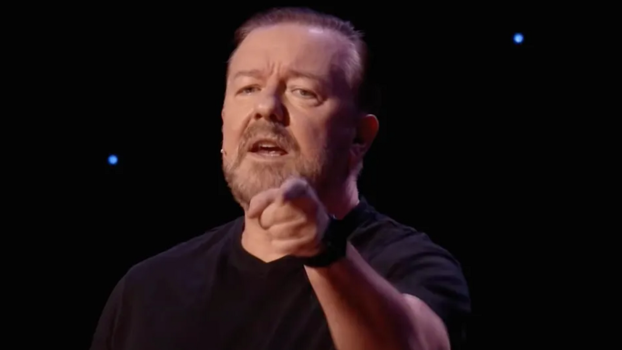 Ricky Gervais used the Emmy nominations to remind Hollywood of its (alleged) pedo problem