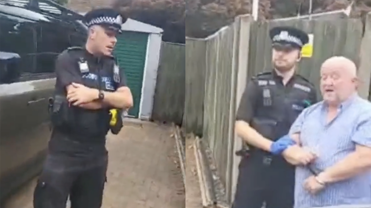 Watch: Police arrest man for 'hateful' social media post because it - and I quote - 'caused someone anxiety'