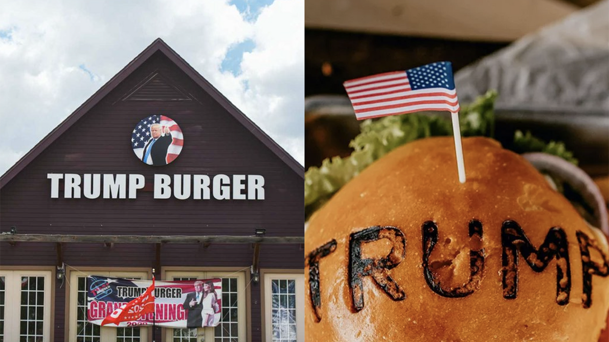 Big lines, sports cars, and Trump flags: Popular immigrant-owned Texas restaurant is serving up Trump burgers