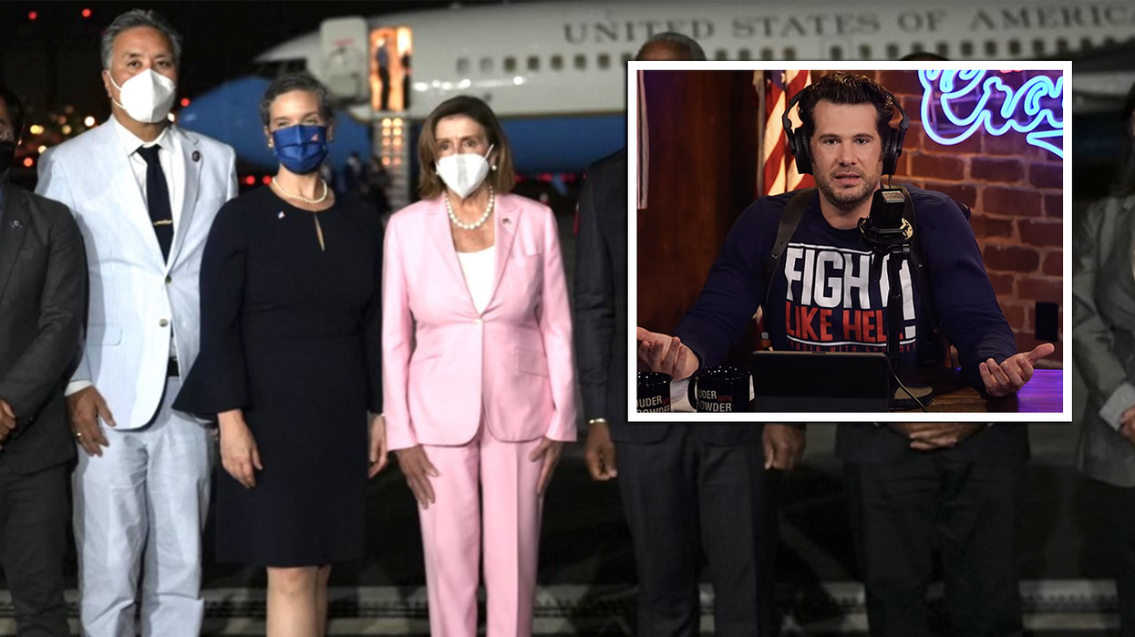 CROWDER: We're going to trust Nancy Pelosi to not start WWIII between Taiwan & China?