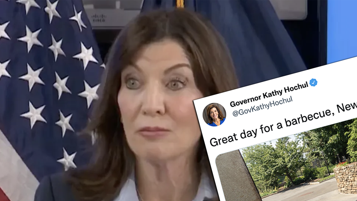 NY Governor desecrates the idea of BBQ with one of the worst pandering politician photos ever seen