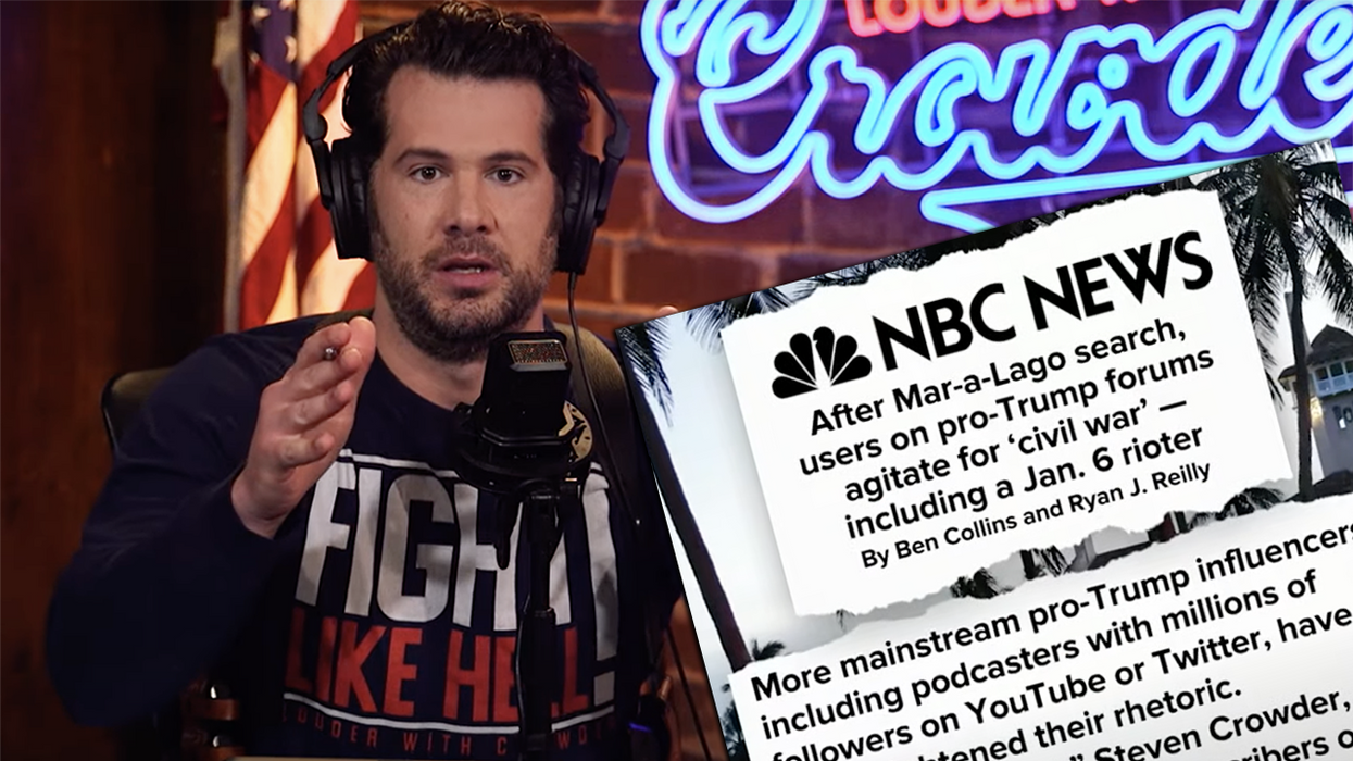 Watch: Corporate media claims Crowder "called for violence," and they're lying through their teeth