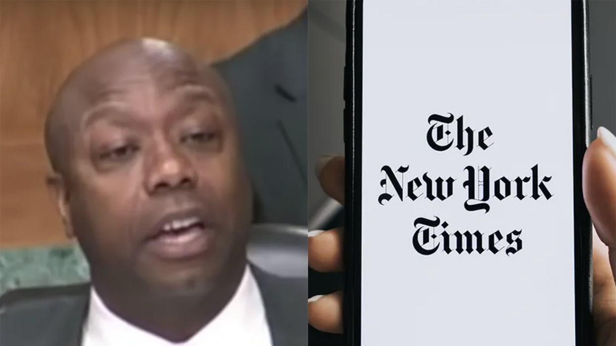 ‘Let’s check with Senator Schumer before we run it': New York Times allegedly spiked Sen. Tim Scott OpEd