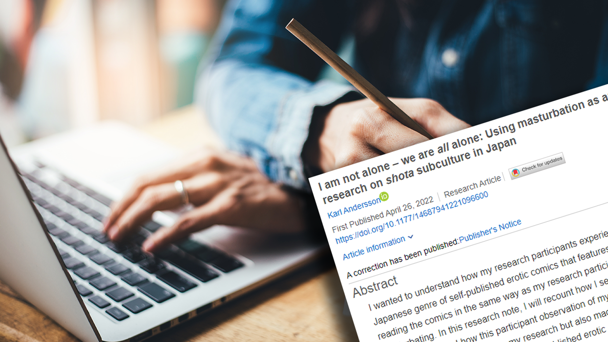 Paper published about masturbating to underaged boys receives backlash, is only now being investigated