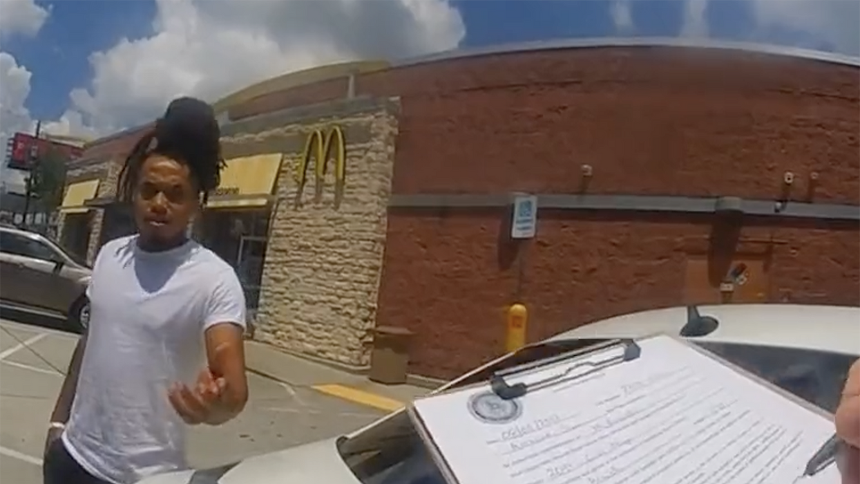 Watch: Dude who's wanted for murder calls cops over cold McDonalds fries, winds up tased