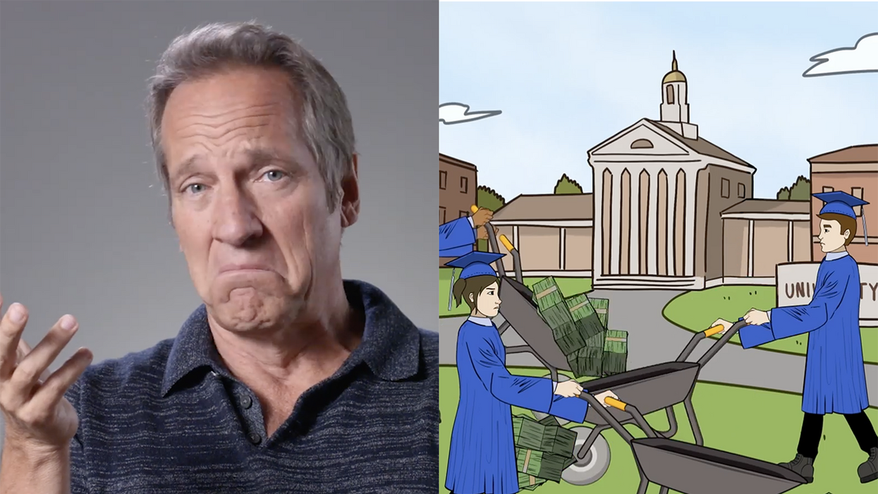 Watch: Mike Rowe exposes bigger scam behind the White House's student loan bailout