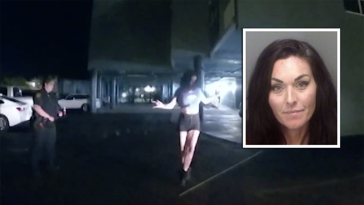 Watch: Woman attempts to beat field sobriety test by breaking into an elaborate Irish gig