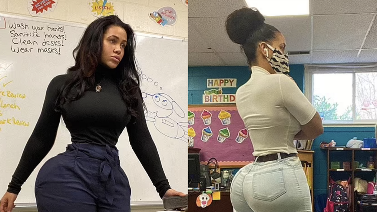 Teacher blasted for her extremely tight outfits in her elementary classroom she brags about on instagram