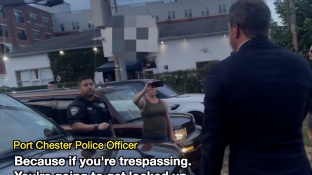 Watch: Independent journalist threatened with arrest for questioning woke school administrator