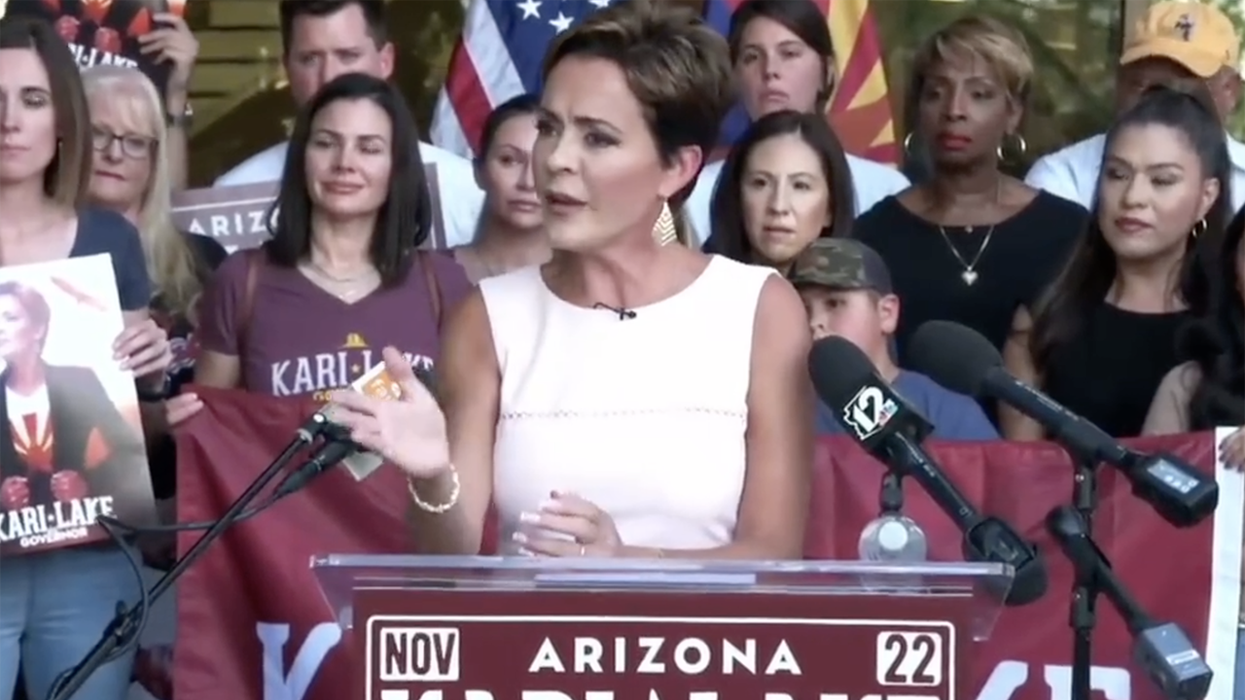 Watch: Kari Lake bodies reporter who claimed she's 'dividing the country' over questioning the election