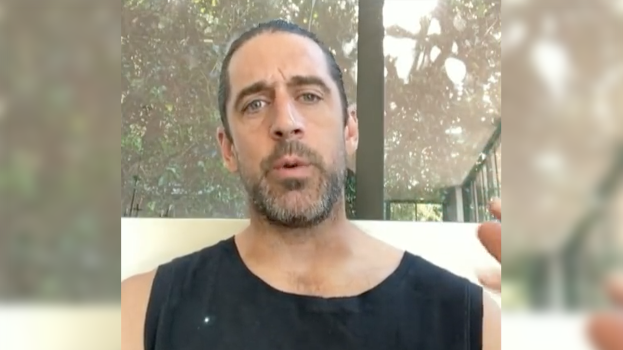 Watch: Aaron Rodgers runs a reverse-POTUS, offers advice on how to rehab America