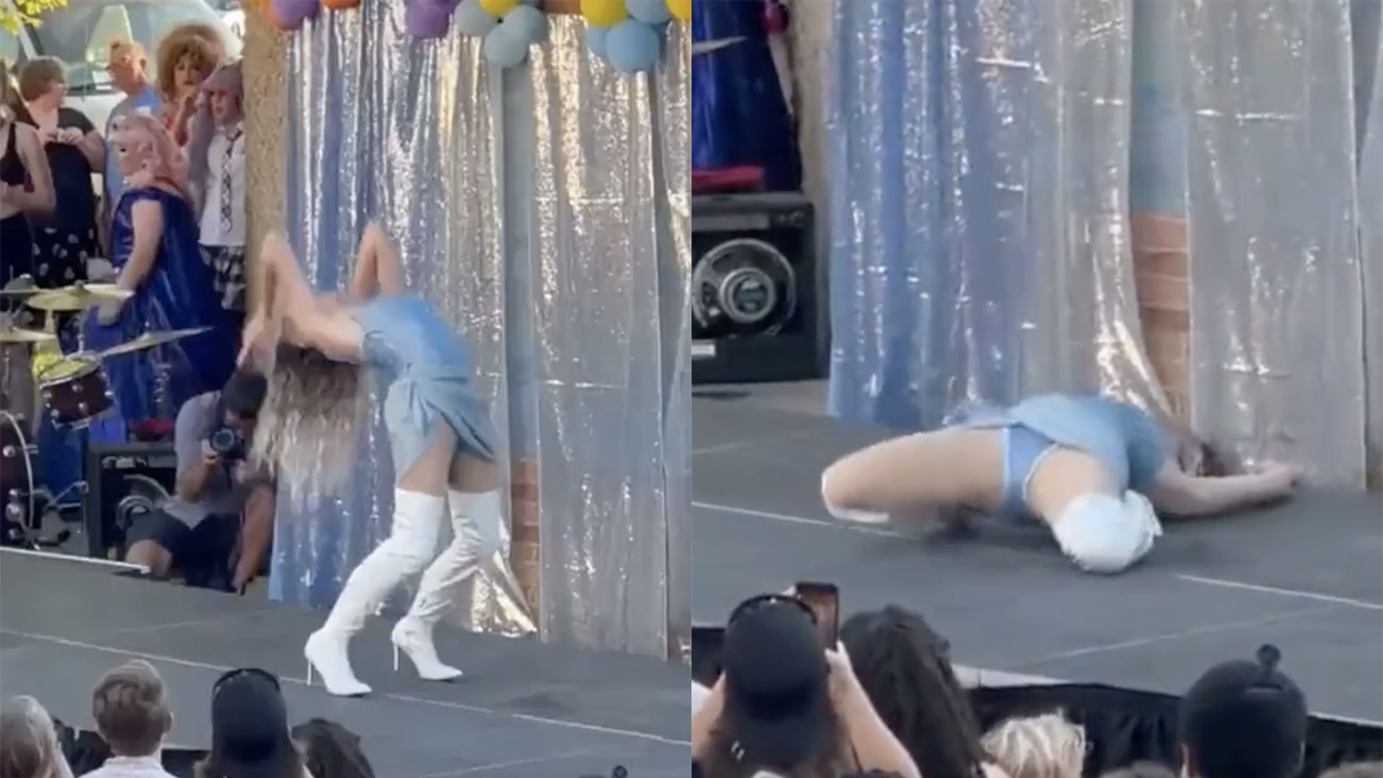 Watch: Adult male dancer 'Jenna Tailia' performs for all ages back to school show (that means children)