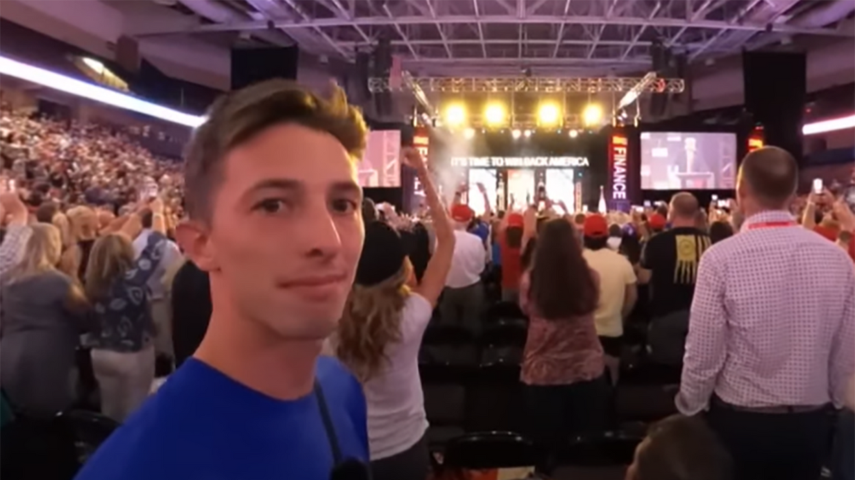 Shocking!: Liberal is blown away by the kindness of conservatives at a Trump rally.