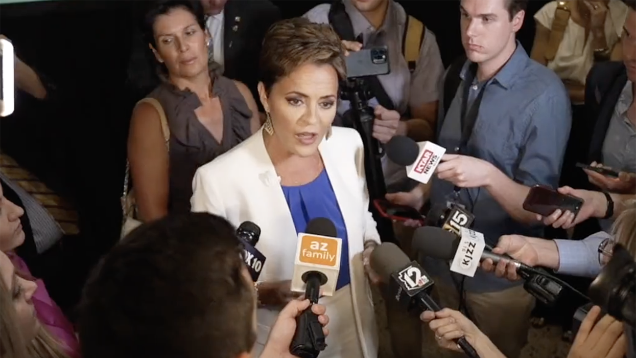 Watch: Kari Lake shows the art of shutting down smug reporters when asked dumb question about Trump