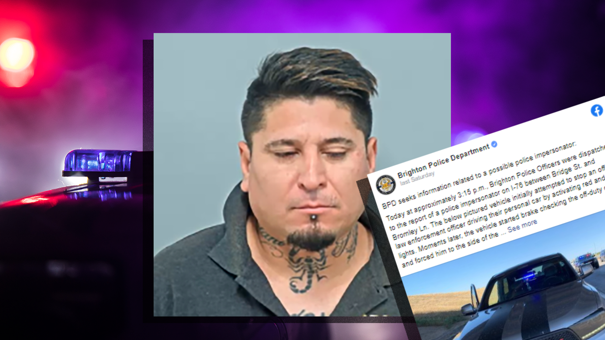 Man impersonating a police officer pulls over off-duty police officer