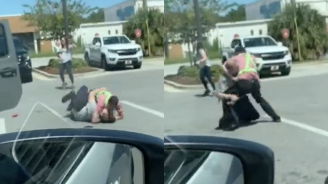 Watch: Hero Chick-fil-A employee saves mother and baby as he chokes out their carjacker
