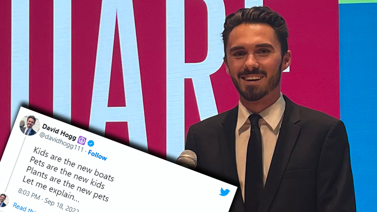 'Pets are the new kids': David Hogg explains mind-numbing reason why he's never going to have children