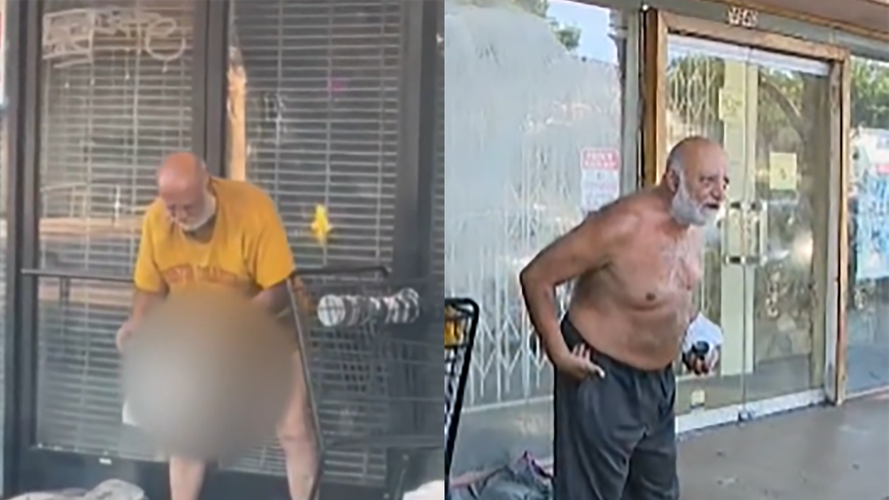 'I don't need help!': Homeless take over Los Angeles, throw feces at residents
